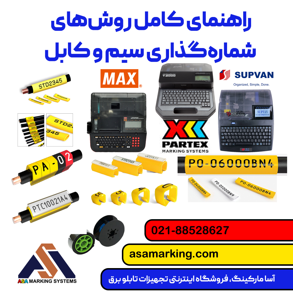راهنمای کامل روش های شماره گذاری سیم و کابل راهنمای کامل روش های شماره گذاری سیم و کابل
